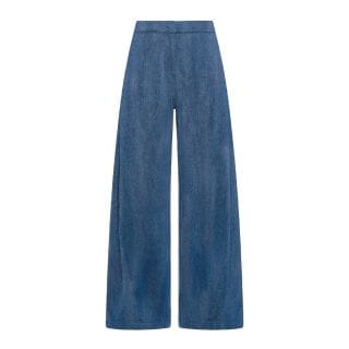 Deha D32415 Pantalone Wide In Denim Donna Casual Donna