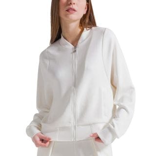 Deha D42310 Felpa Bomber Soft Touch Moda Interlock Donna Casual Donna