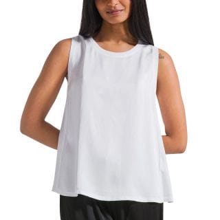 Deha D42460 Canotta Flared Satin Front Donna Casual Donna