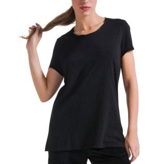 Deha D42513 T-shirt Cotone Fiammato Donna Casual Donna