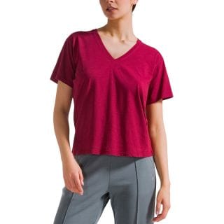 Deha D42515 T-shirt Flamme V Neck Wide Donna Casual Donna