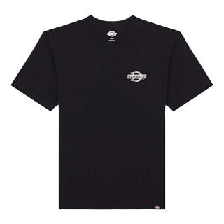 Dickies Dk0a4zatblk1 T-shirt Wood Logo Street Style Uomo