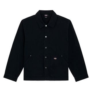 Dickies Dk0a883cblk1 Giacca Overshirt Unlained Canvas Barn Street Style Uomo