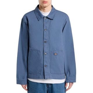 Dickies Dk0a883cri21 Giacca Overshirt Unlained Canvas Barn Street Style Uomo
