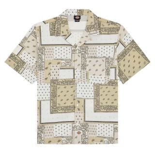 Dickies Dk0a889tc481 Camicia Mc Glandorf In Lyocel Relaxed Street Style Uomo