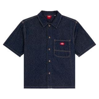 Dickies Dk0a88phrin1 Camicia Denim Boxi Fit Street Style Uomo
