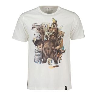 Dirty Velvet Dv16233 T Shirt Party Animals Casual Uomo
