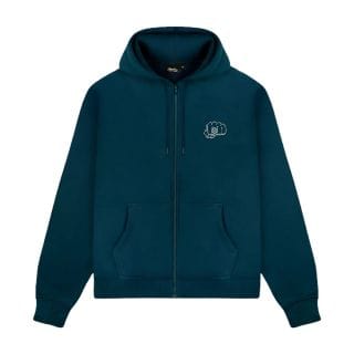 Dolly Noire Sw1075 Felpa C/cap Fz Ring Street Style Uomo