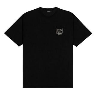 Dolly Noire Ts1007 T-shirt Ganesha Outline Street Style Uomo