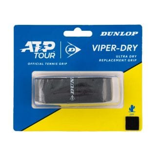 Dunlop 10365372 D Tac Viperdry Replacement Grip Black 1pc Accessori Tennis Uomo