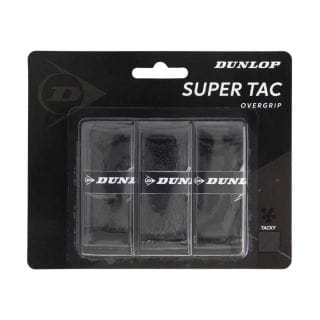 Dunlop 10374098 D Tac Super Tac Overgrip Black 3pcs Accessori Tennis Uomo