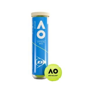 Dunlop 601602 Australian Open Tubo 4 Palline Palline Tennis Uomo