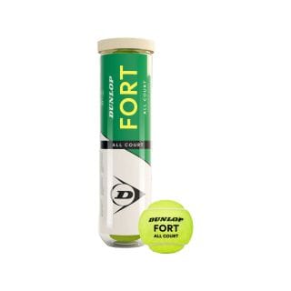 Dunlop 601607 Fort All Court Tubo 4 Palle Palline Tennis Uomo