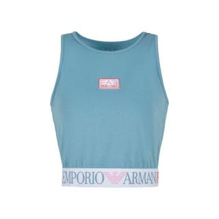 Ea7 Emporio Armani 3dth58 Canotta Crop Ventus7 Donna Abbigliamento Training E Palestra Donna