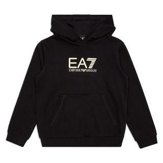 Ea7 Emporio Armani 6dbm70 Felpa Capp Big Logo Bambino Abbigliamento Bambino Junior