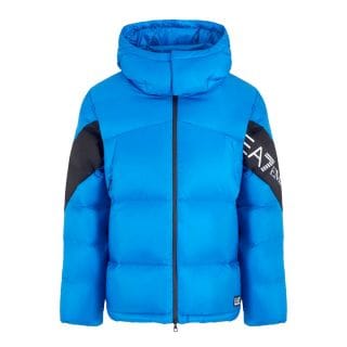 Ea7 Emporio Armani 6dpb33 Piumino Con Cappuccio Long Logo Giacconi Uomo