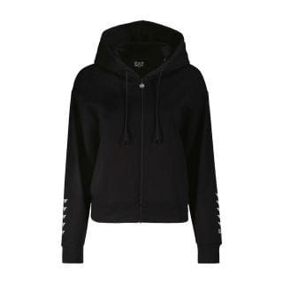 Ea7 Emporio Armani 6rtm28 Felpa Full Zip Con Cappuccio Eagle Donna Sport Style Donna