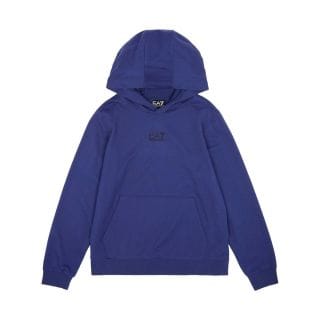Ea7 Emporio Armani 7b000024 Felpa Con Cappuccio Core Garzata Bambino Abbigliamento Bambino Junior