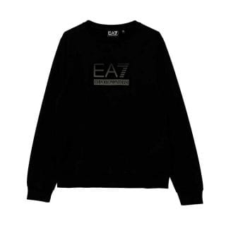 Ea7 Emporio Armani 7b000170 Felpa Giro Visibility Garzata Bambino Abbigliamento Bambino Junior