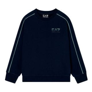 Ea7 Emporio Armani 7b000174 Felpa Giro Visibility Felpata Bambino Abbigliamento Bambino Junior