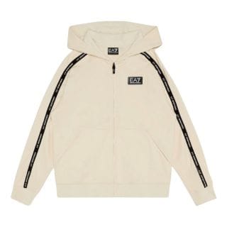 Ea7 Emporio Armani 7b000193 Felpa Fz C/capp Tape Felpata Bambino Abbigliamento Bambino Junior