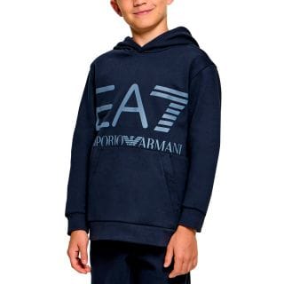 Ea7 Emporio Armani 7b000379 Felpa C/capp Logo Series Bambino Abbigliamento Bambino Uomo