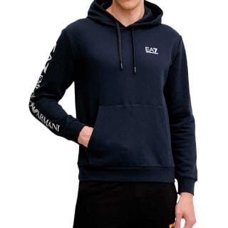 Ea7 Emporio Armani 7m000570 Felpa Con Cappuccio Logo Series Sport Style Uomo