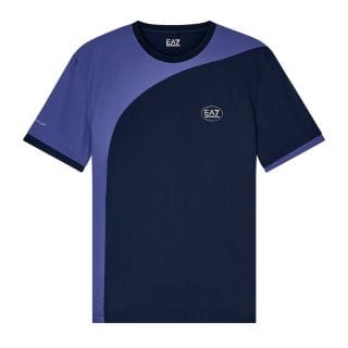 Ea7 Emporio Armani 7m000840 T-shirt Tennis Pro Colorblock Abbigliamento Tennis Uomo