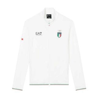 Ea7 Emporio Armani 7m001269 Sottotuta Polarfleece Full Zip Olympic Team Abbigliamento Sci Uomo