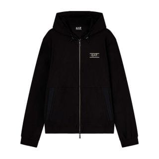 Ea7 Emporio Armani 7m001339 Felpa Full Zip Con Cappuccio Gold Premium Sport Style Uomo