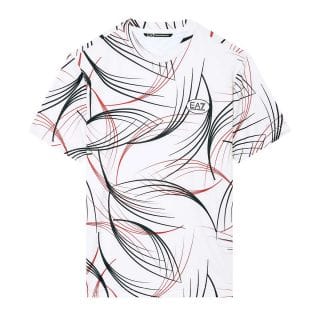 Ea7 Emporio Armani 7m001531 T-shirt Pro Graphic Darderi Abbigliamento Tennis Uomo