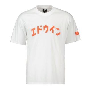 Edwin I032555 T-shirt Over Katakana Retro Casual Uomo