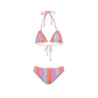 Effek Fj26sg0330 Bikini Triangolo Passamanerie Lurex Bambina Mare Bambino Junior