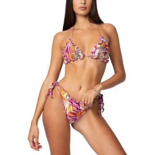 Effek Fk25 Bikini Tringolo Sbambolato Etni Donna Mare Donna