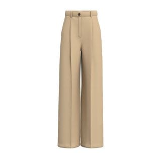 Emme Marella Aceripe26 Pantalone Ampio Pinces Raso Di Contone Donna Casual Donna