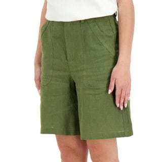 Emme Marella Adornipe26 Bermuda In Lino Donna Casual Donna