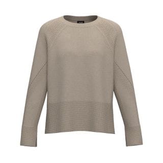 Emme Marella Alaska25 Maglia Giro Con Spacchetti Mix Lana Casual Donna