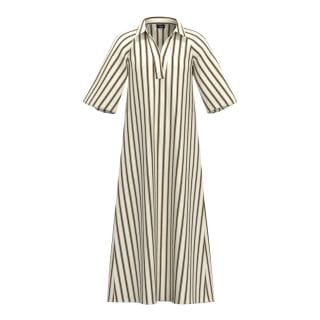 Emme Marella Amacape25 Abito Lungo Scollo Polo Donna Casual Donna