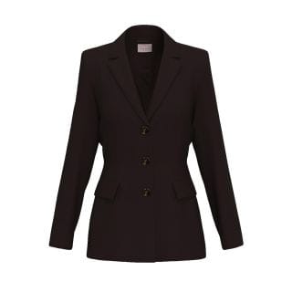 Emme Marella Amico1ai26 Blazer 3 Bottoni I Tess Diagonale Belastico Donna Giacconi Donna