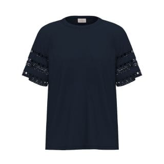 Emme Marella Apepe26 T Shirt Regular Riacamo Manica Donna Casual Donna