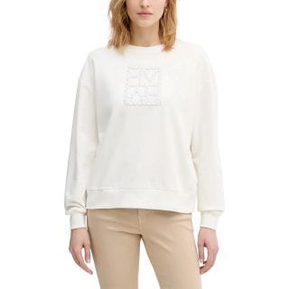 Emme Marella Armonype26 Felpa Girocollo Ricamo Pailettes Donna Casual Donna