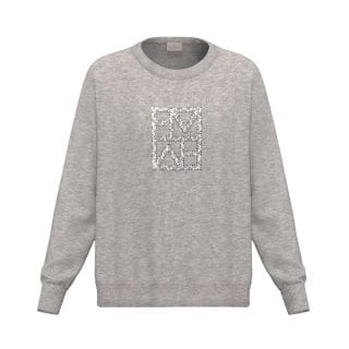 Emme Marella Armonype26 Felpa Girocollo Ricamo Pailettes Donna Casual Donna