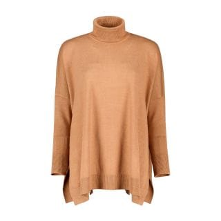 Emme Marella Dimma Maglia Ampia Collo Alto Spacco In Viscosa Donna Casual Donna