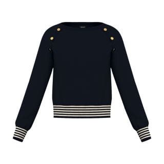 Emme Marella Dire Maglia In Viscosa Bottone Spalle Donna Casual Donna