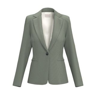 Emme Marella Eresiaai26 Blazer 1 Bottone In Velluto Coste Stretch Donna Giacconi Donna