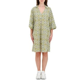 Emme Marella Esedrape26 Abito Tunica In Mussola Stampata Donna Casual Donna