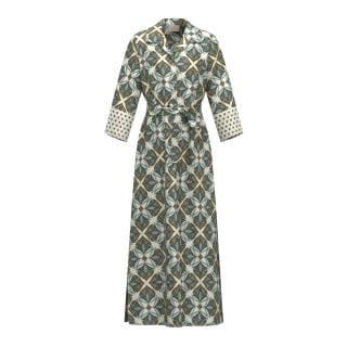 Emme Marella Folgorepe26 Abito Chemisier In Twill Stampato Donna Casual Donna