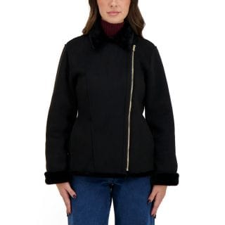 Emme Marella Ghiacci25 Chiodo In Eco Camoscio Donna Giacconi Donna