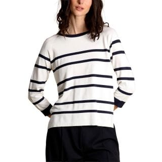 Emme Marella Ghigliape26 Maglia Giro In Viscosa Donna Casual Donna