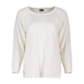 Emme Marella Ginetta Maglione Girocollo In Viscosa Con Spacchi Ginetta Donna Casual Donna